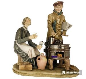 Capodimonte Pucci #8508 Mother & Son Figurine #44/59 Hand Painted Italy